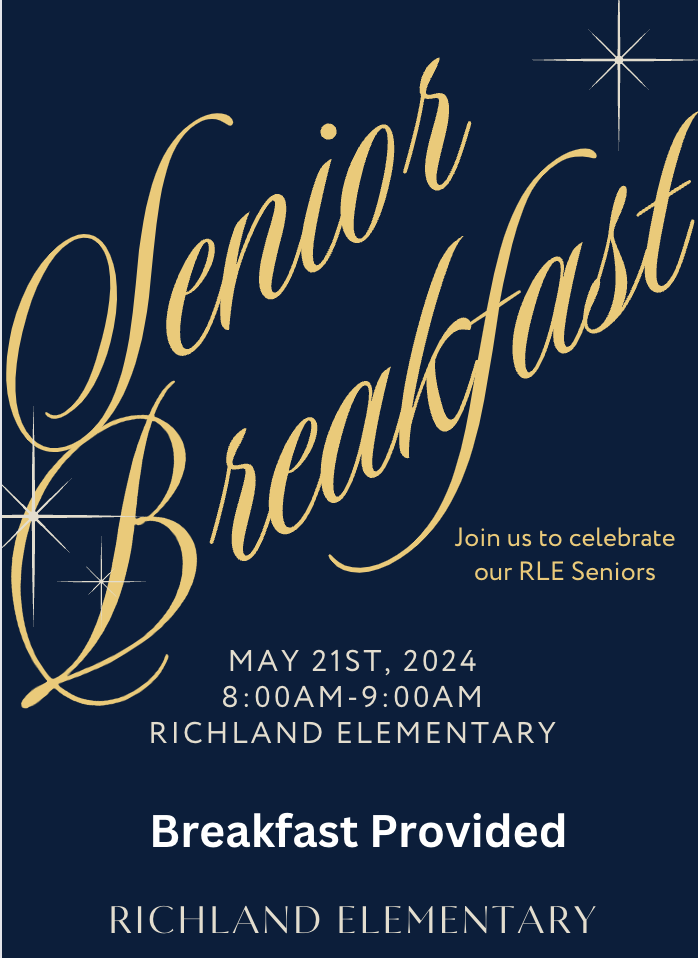 Senior Breakfast – Tuesday, May 21st